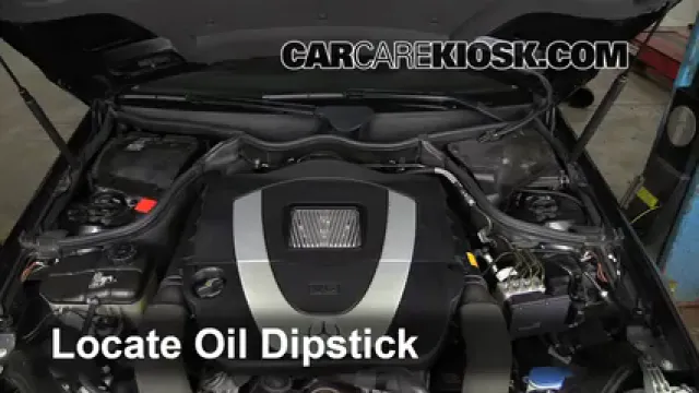 2006 Mercedes-Benz CLK350 3.5L V6 Convertible (2 Door) Oil Check Oil Level